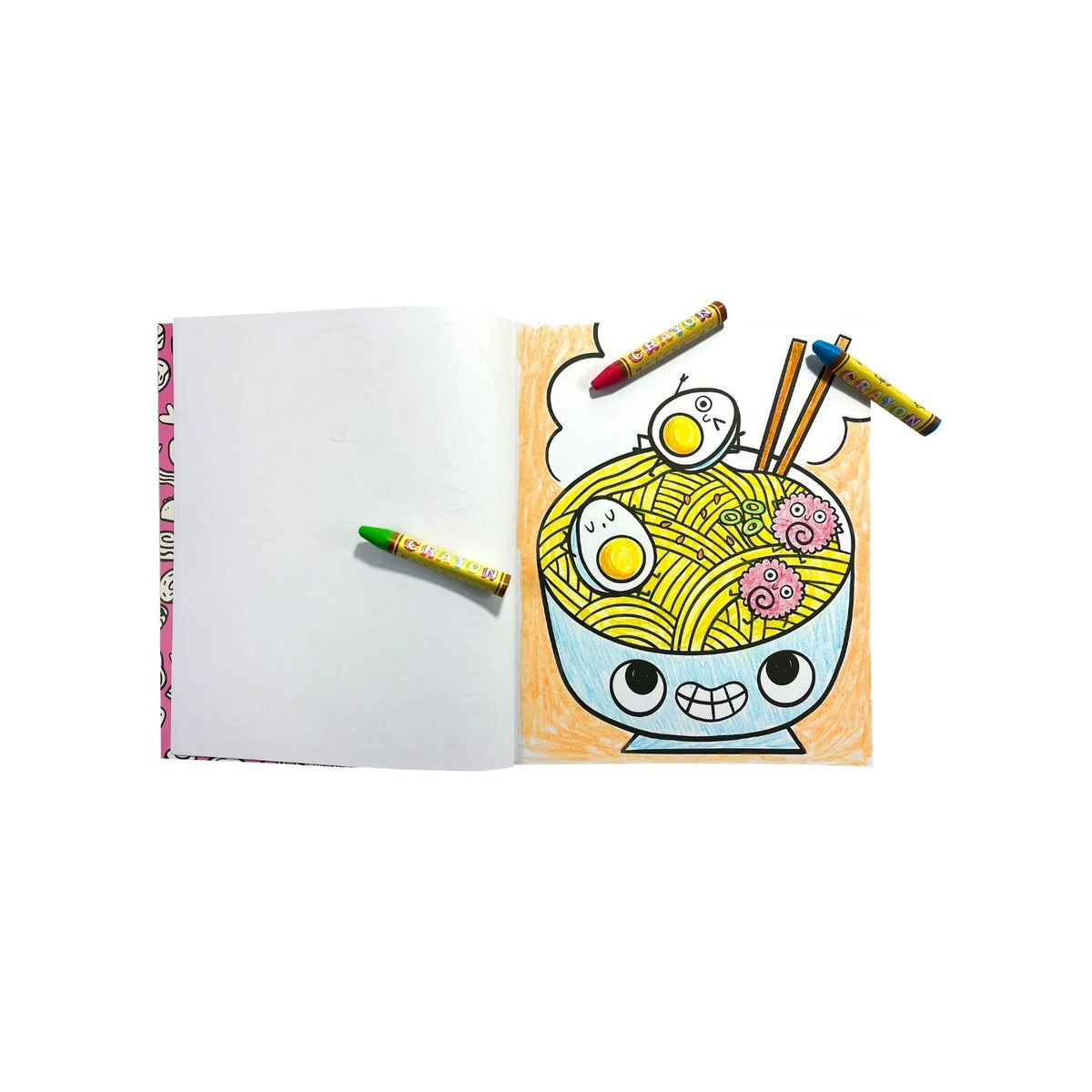 Happy Snacks Colouring Book