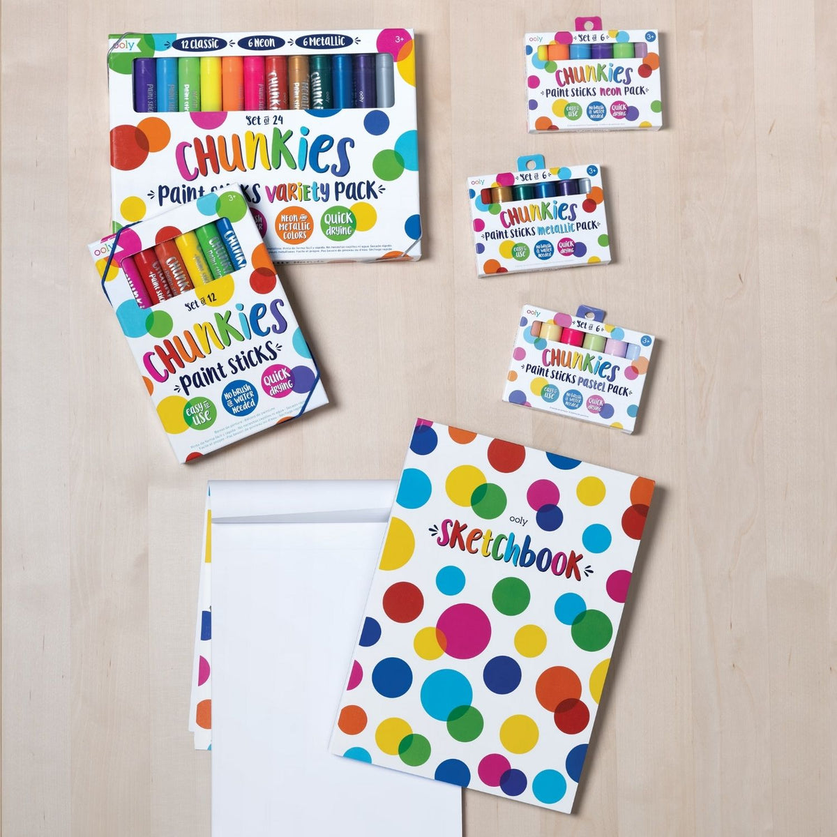 Chunkies Paint Sticks Neon - Set of 6