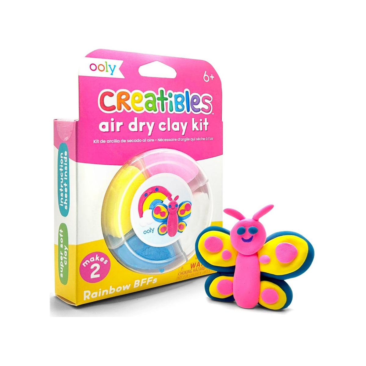 Creatibles Mini Air Dry Clay - Rainbow BFFs