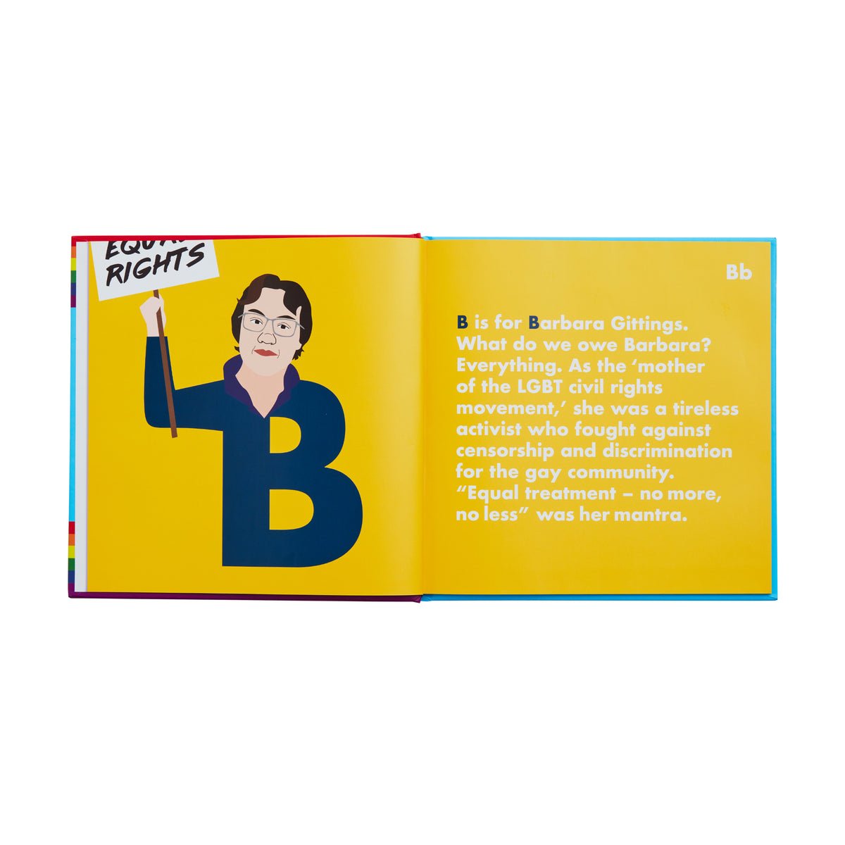 Rainbow Legends Alphabet Book - Page B