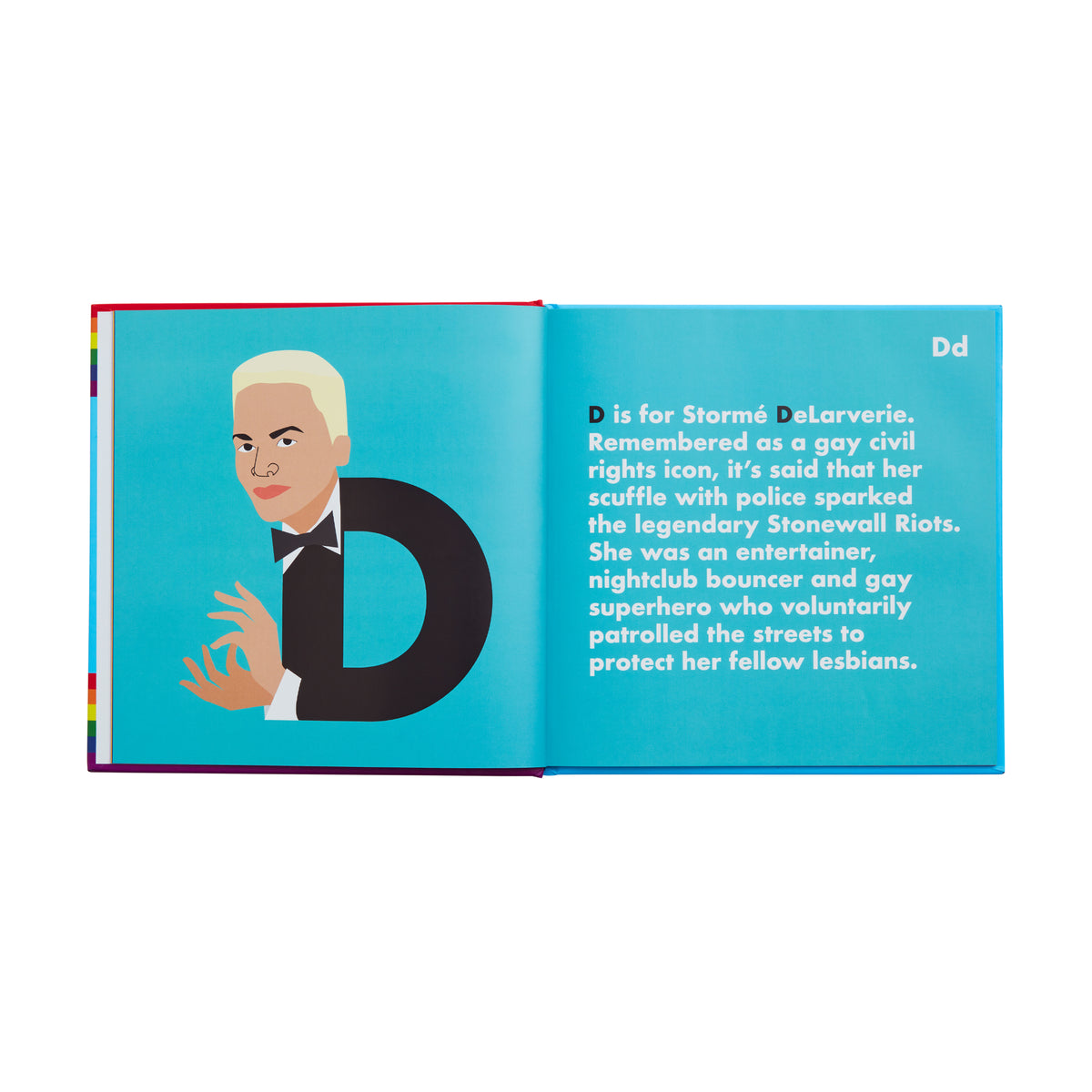 Rainbow Legends Alphabet Book - Page D
