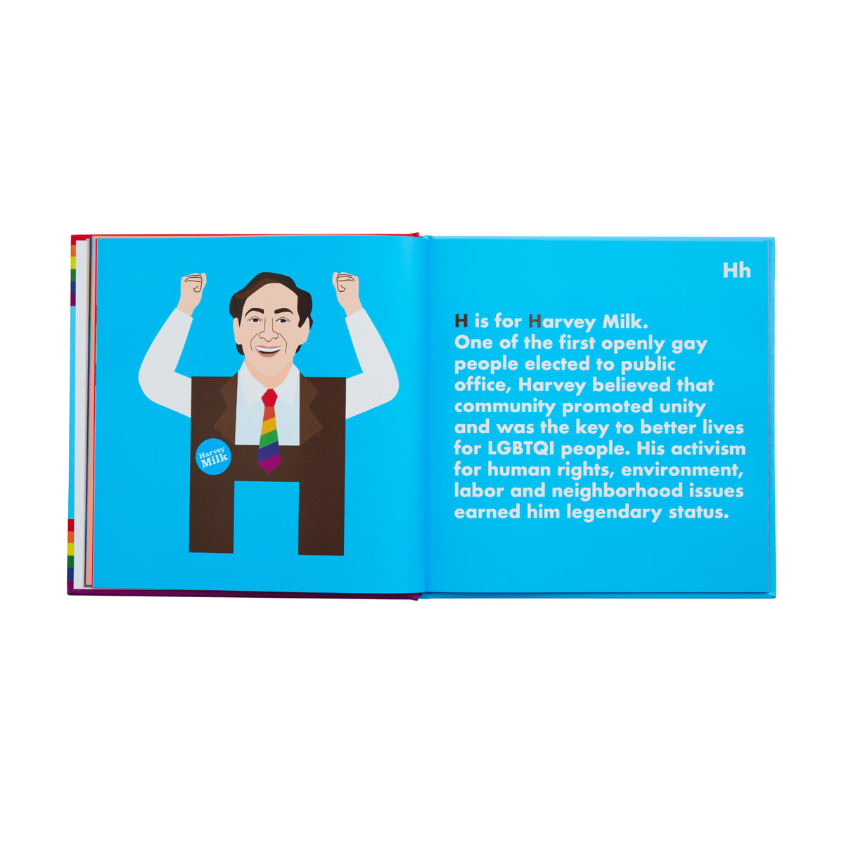 Rainbow Legends Alphabet Book - page H