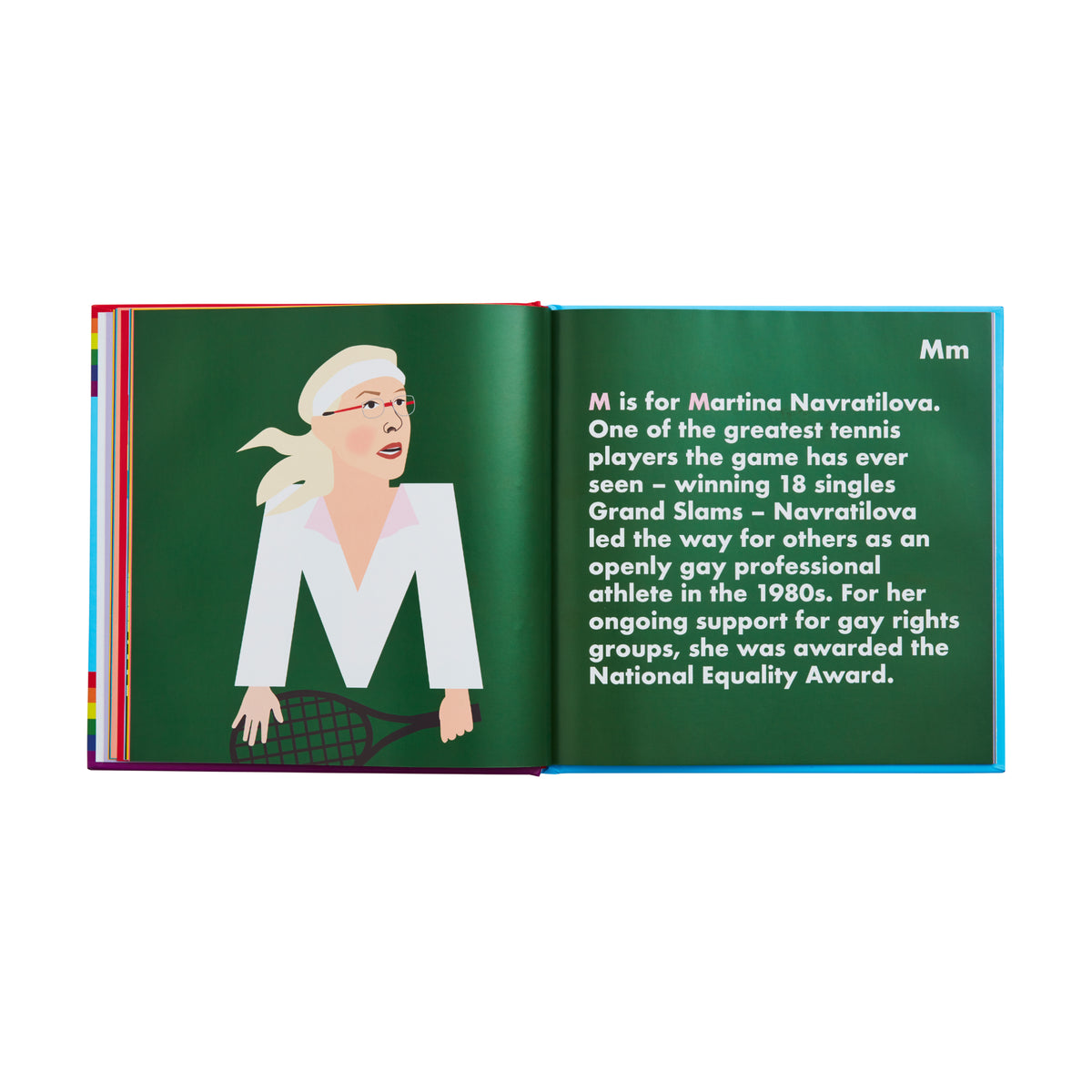 Rainbow Legends Alphabet Book - Page M