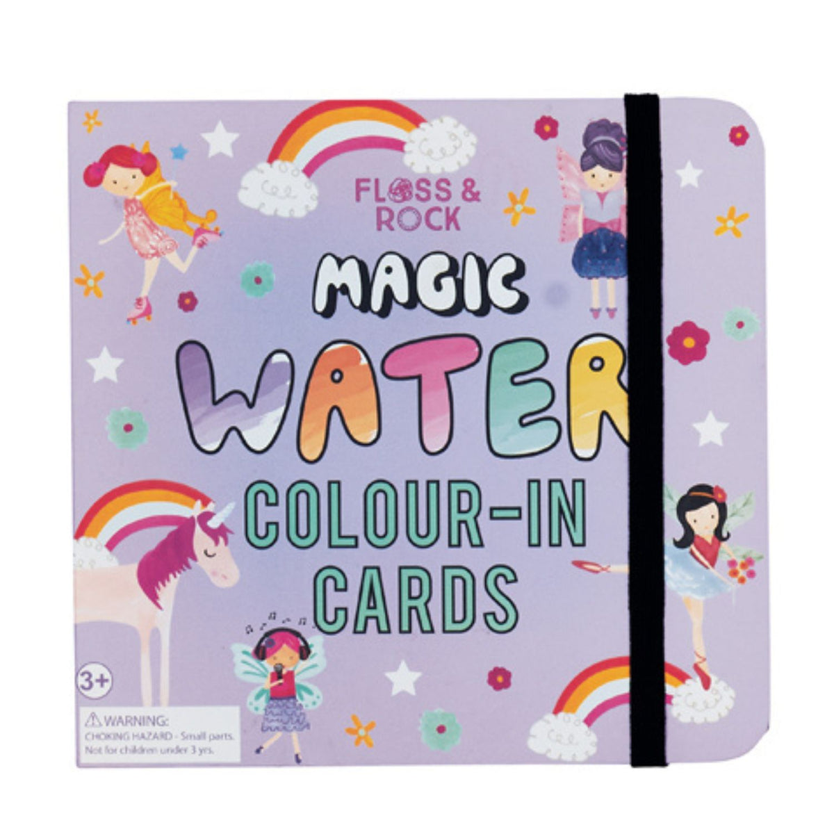 A sparkling gift for little believers. This reusable fairy water art set includes 10 magical scenes that fade as they dry, providing endless creative play without the mess.