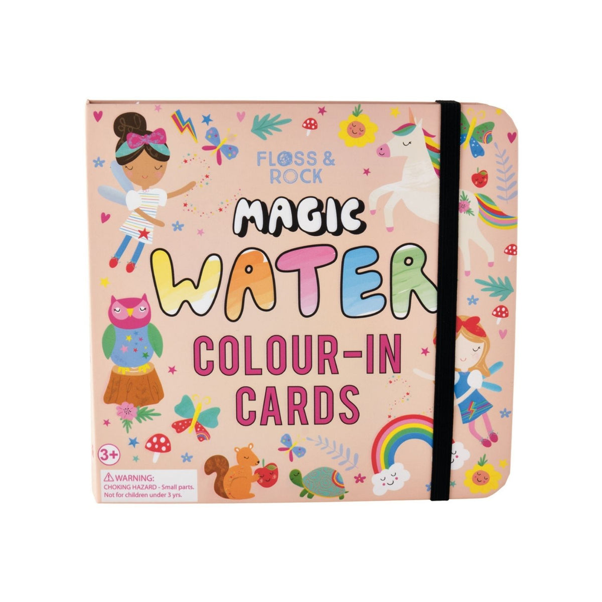 A sparkling gift for little believers. This reusable fairy water art set includes 10 magical scenes that fade as they dry, providing endless creative play without the mess.