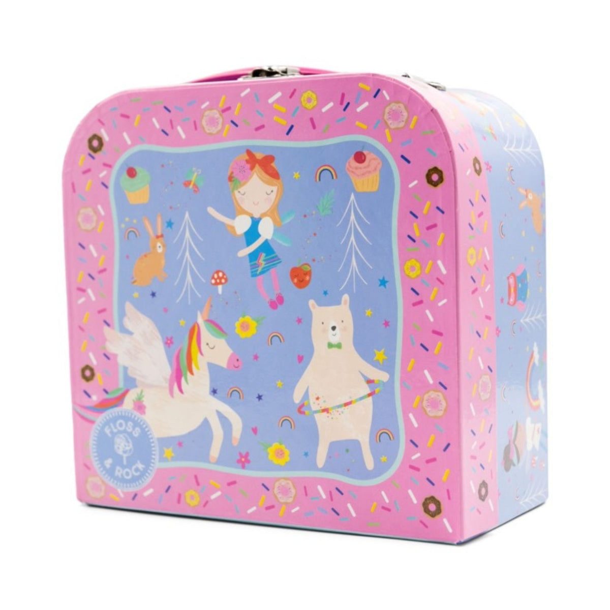 The ultimate gift for little dreamers. This fairy-themed tea party set includes a teapot, cups, and a serving tray to encourage social play and creativity. Eco-friendly packaging and vibrant designs!