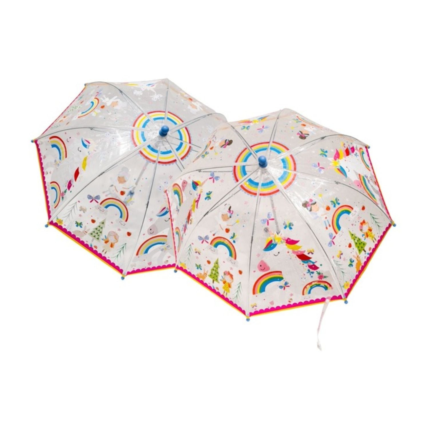 Children's umbrellas with colorful fairy designs 