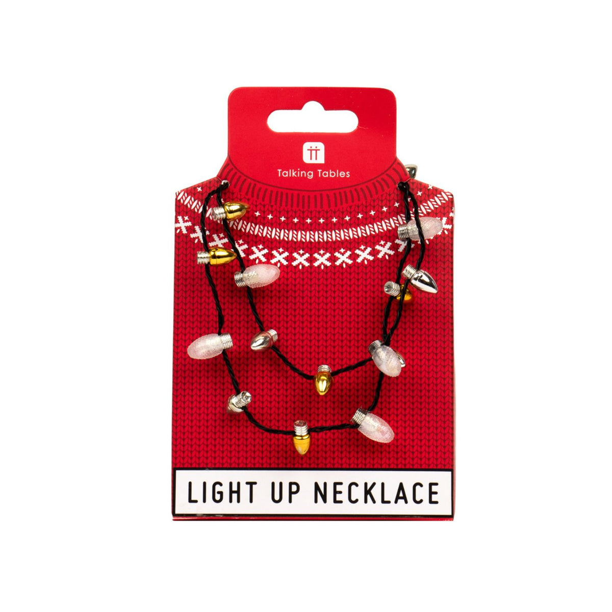 Gold & Silver Light Up LED Necklace