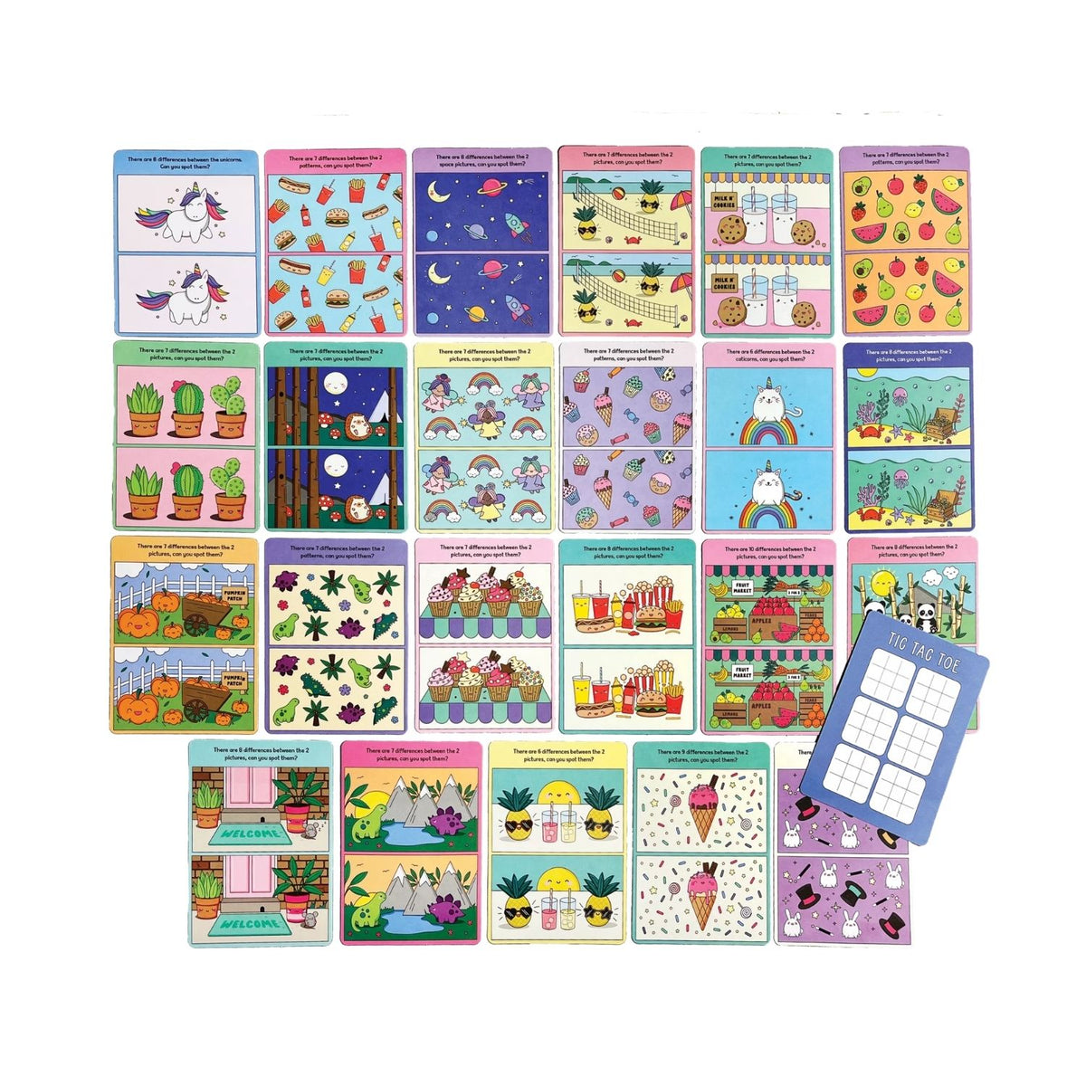 Ooly - Spot The Difference Activity Cards