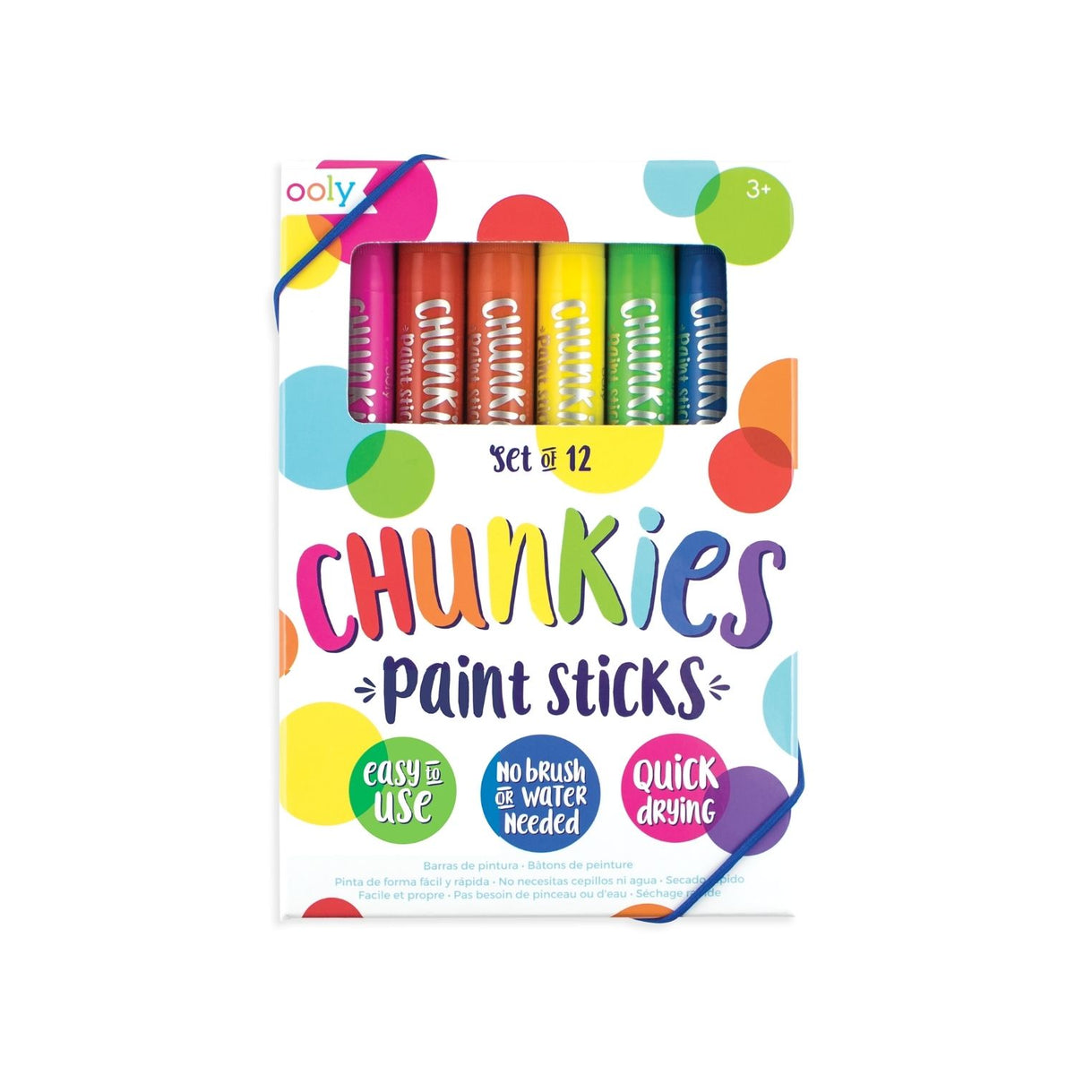 Ooly - Chunkies Paint Sticks - Set of 12
