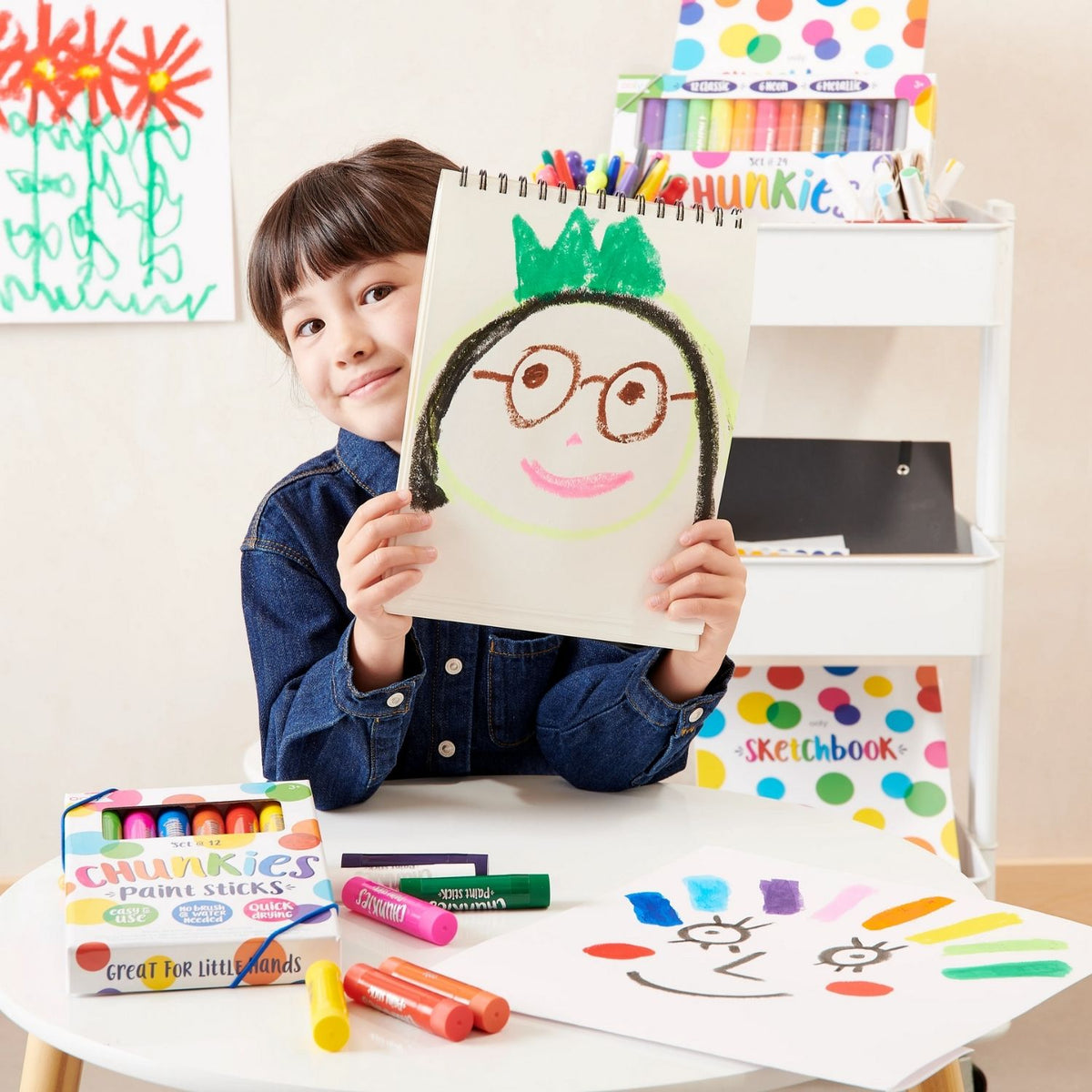 Ooly - Chunkies Paint Sticks - Set of 12