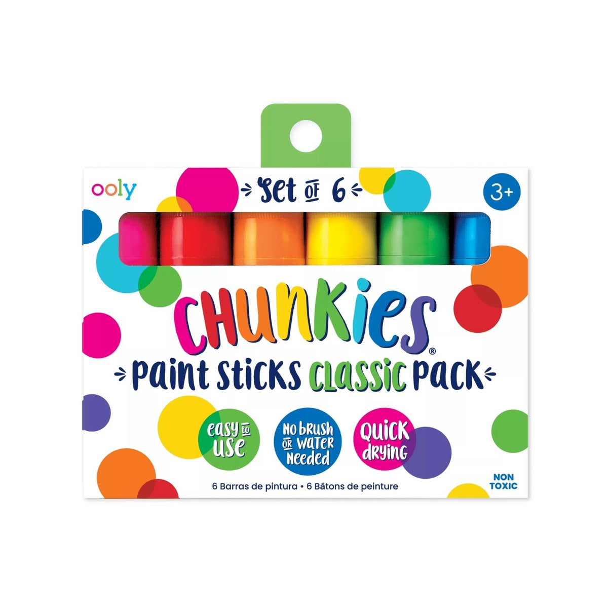 Ooly - Chunkies Paint Sticks Classic - Set of 6