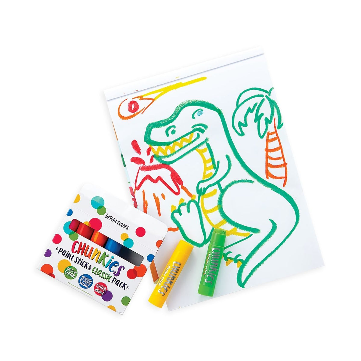 Ooly - Chunkies Paint Sticks Classic - Set of 6