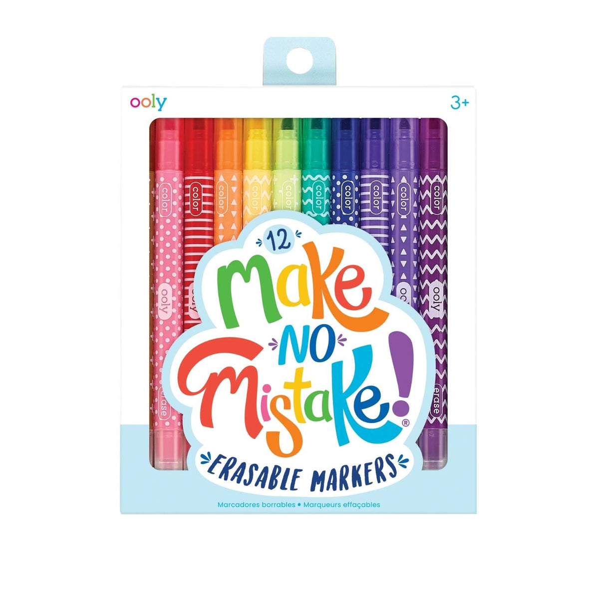 Ooly - Make No Mistake Erasable Markers - Set of 12