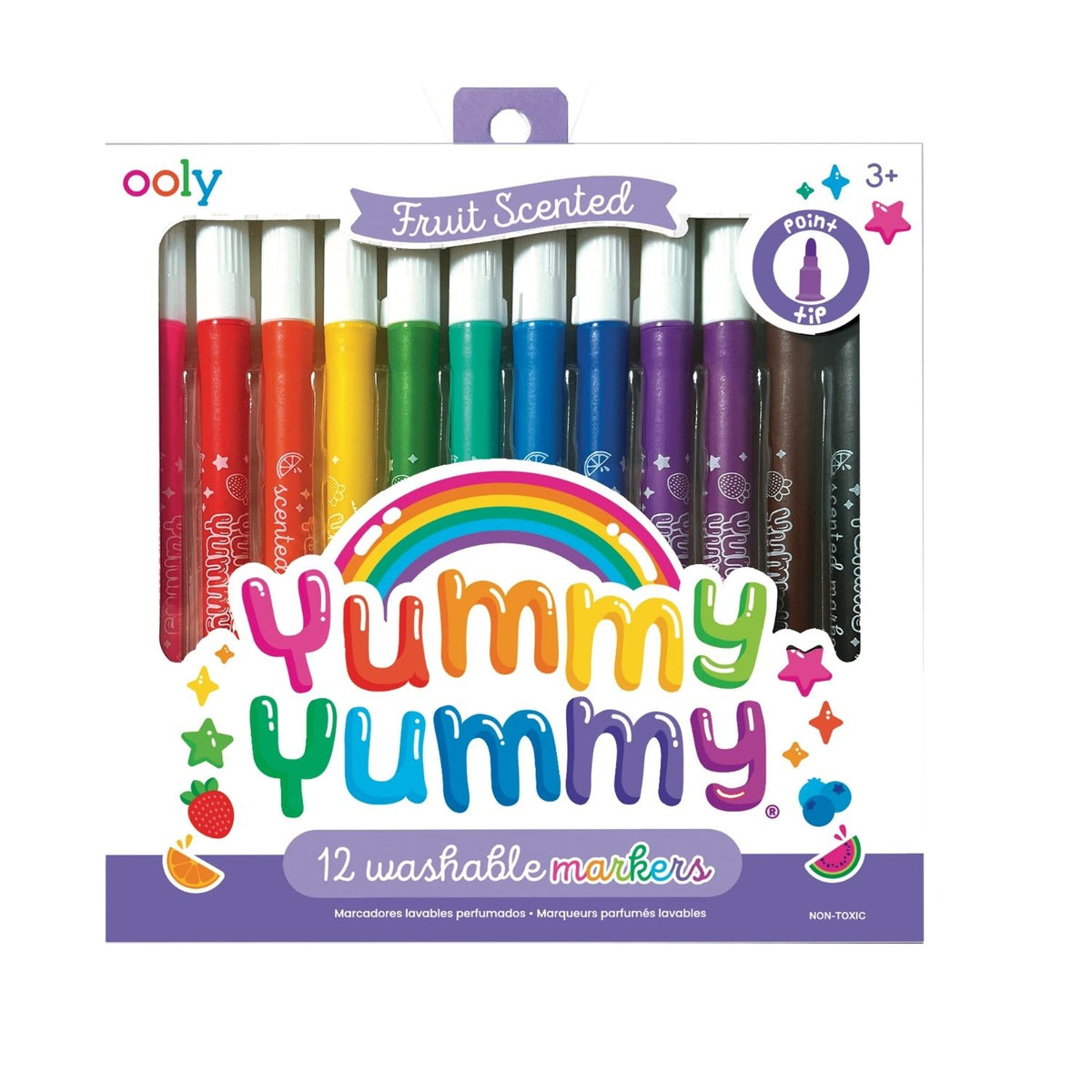 Ooly - Yummy Yummy Scented Markers - Set of 12
