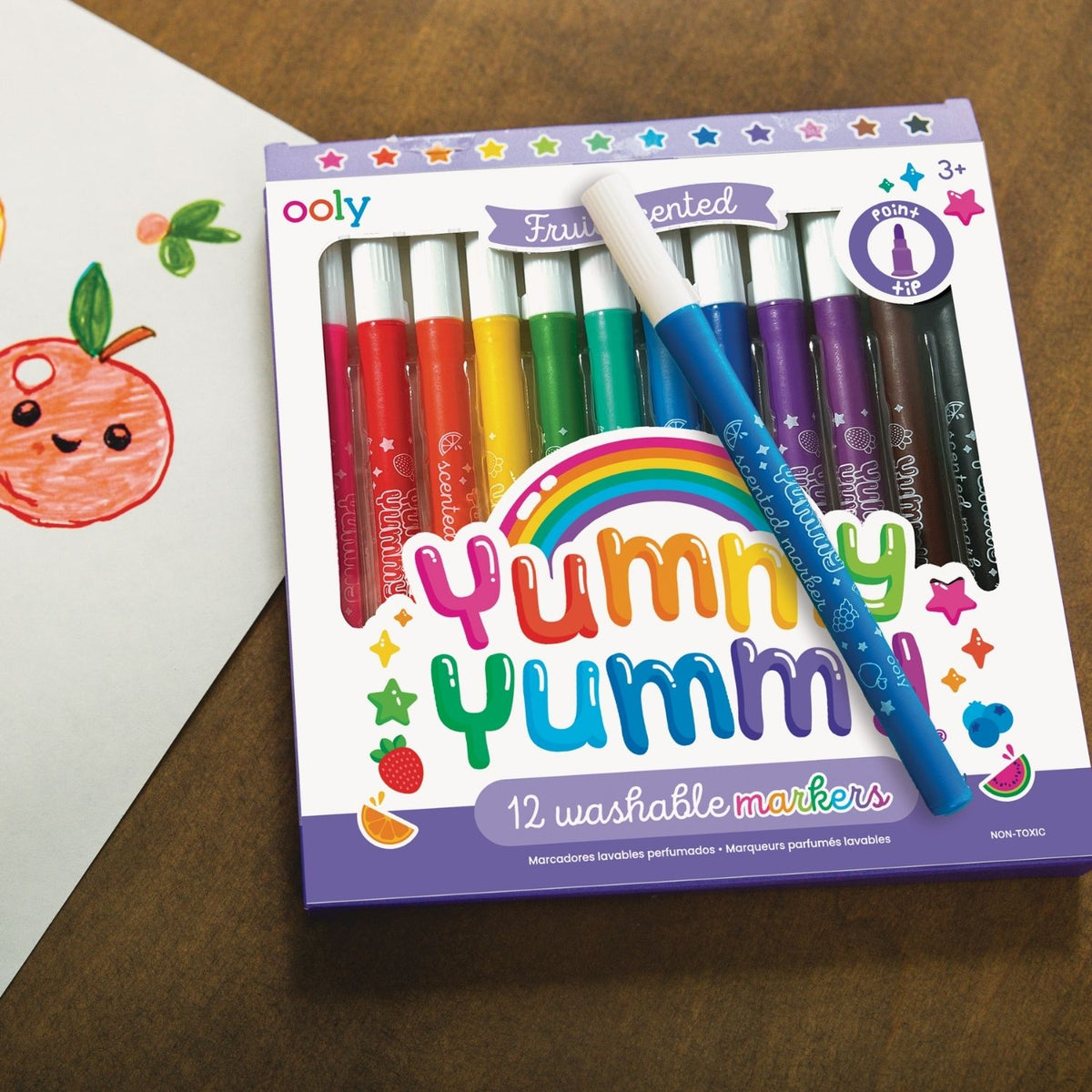 Ooly - Yummy Yummy Scented Markers - Set of 12