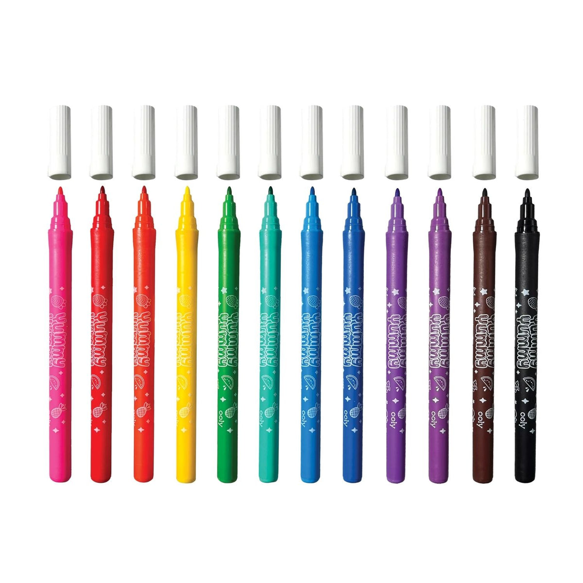 Ooly - Yummy Yummy Scented Markers - Set of 12