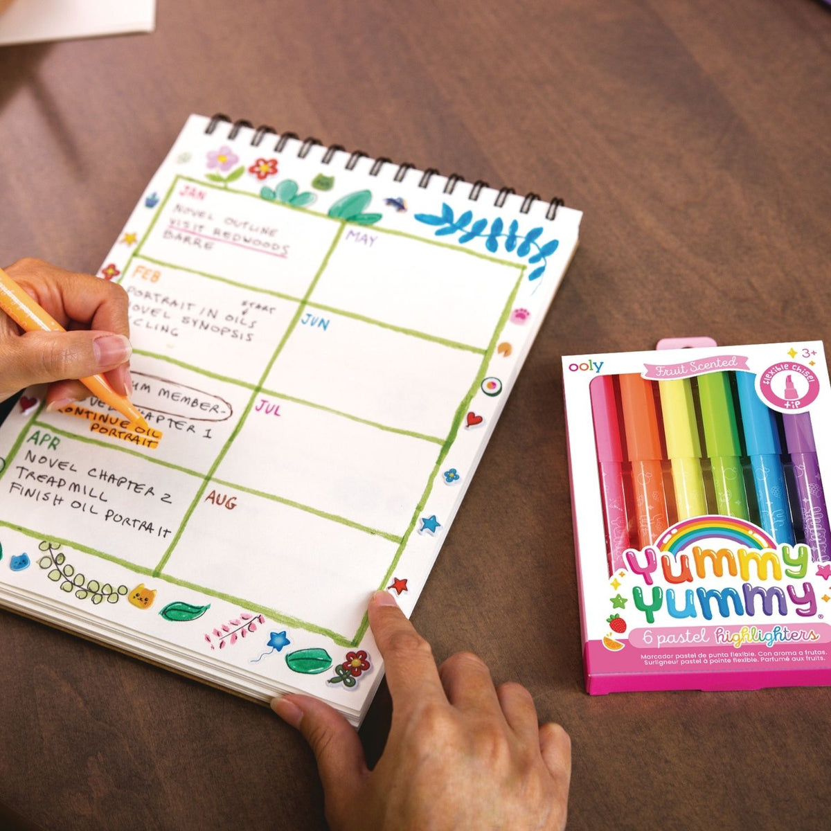 Ooly - Yummy Yummy Scented Highlighters - Set of 6