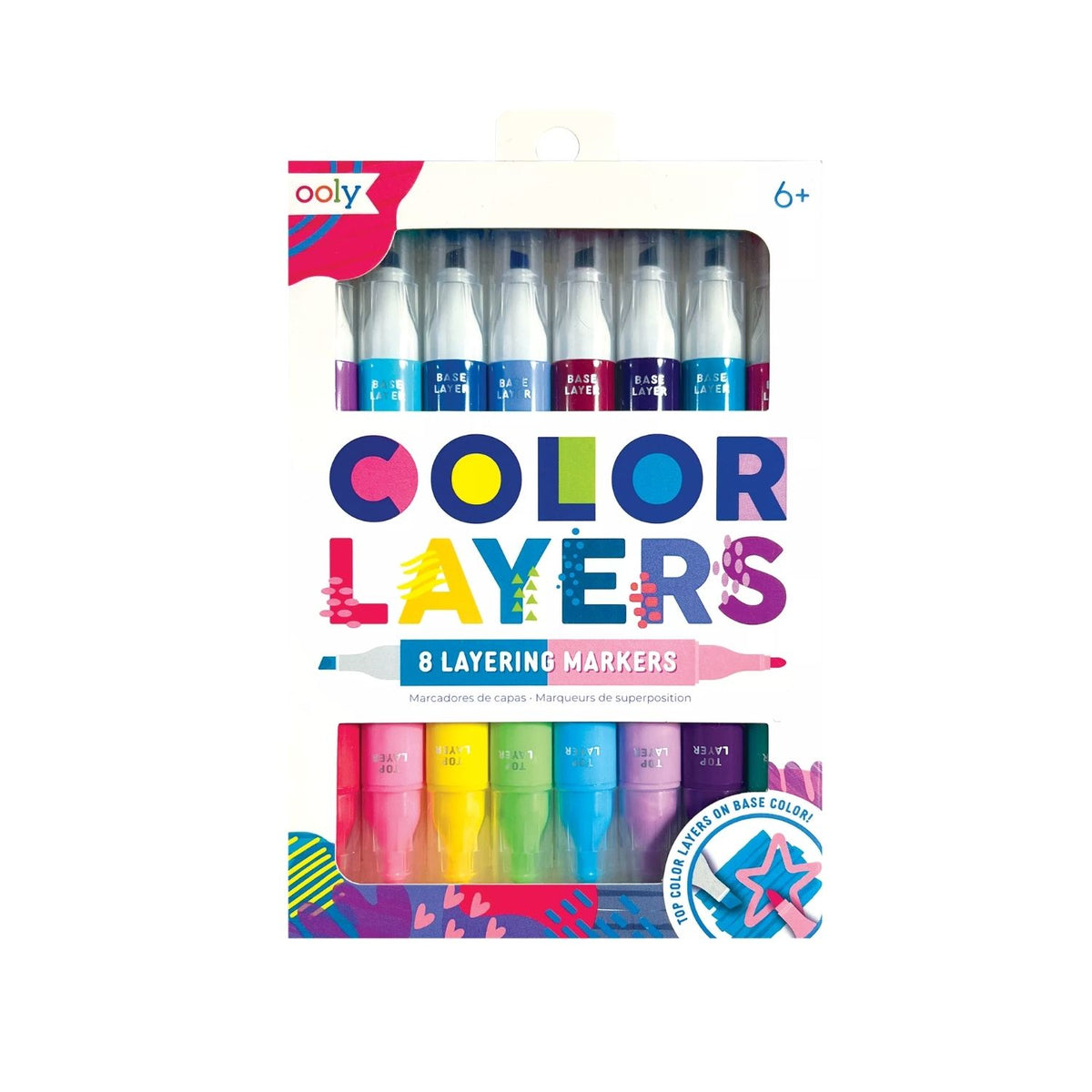Ooly - Colour Layers Double-Ended Layering Markers - Set of 8 / 16 Colours