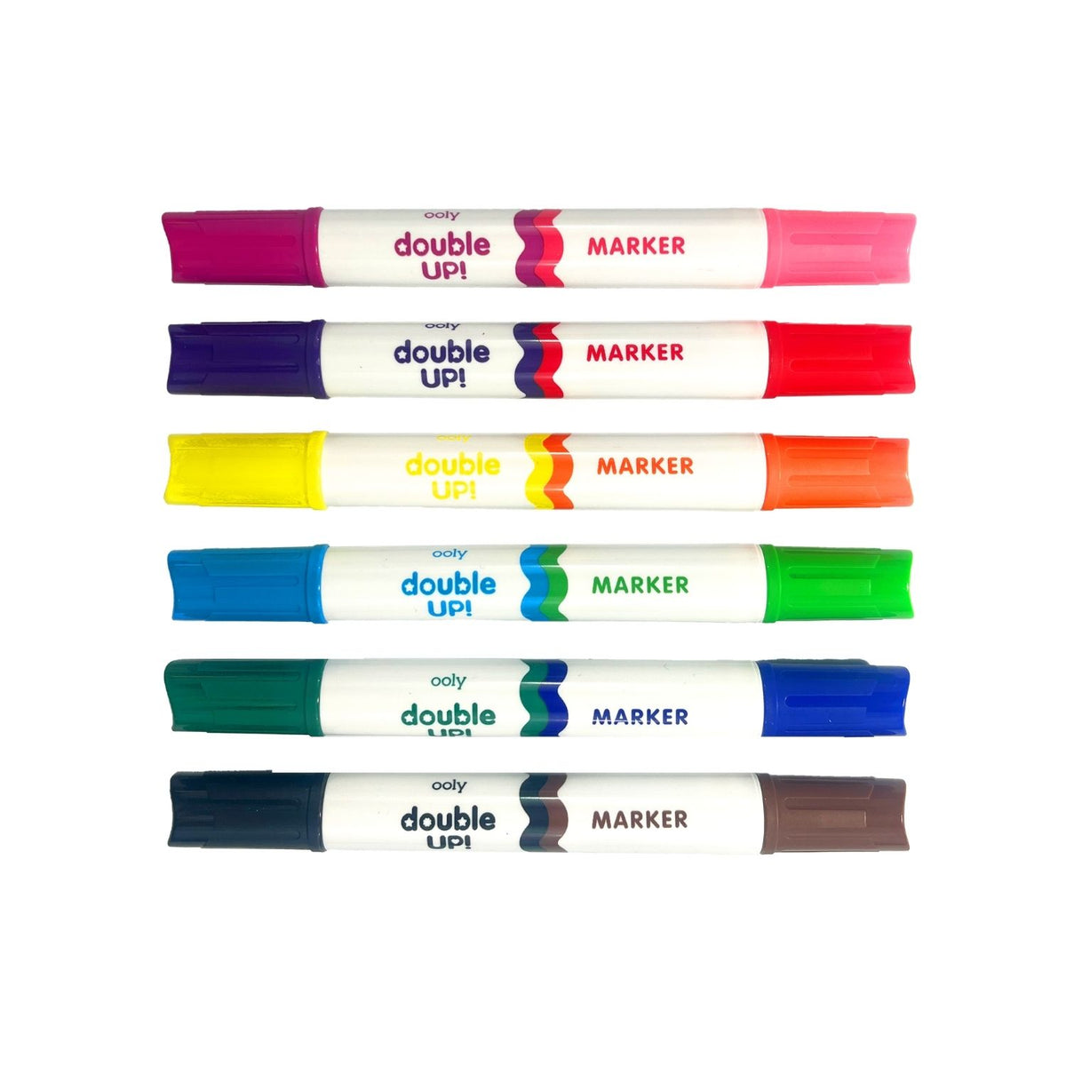 Ooly - Double Up! Double-Ended Markers - Set of 6 / 12 Colours