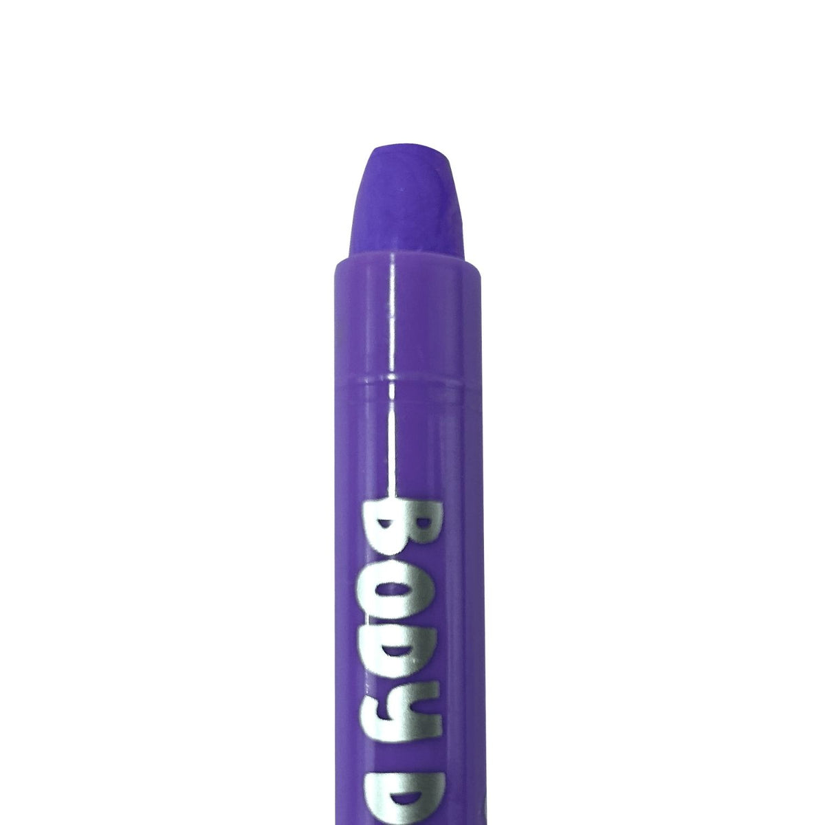 Purple body crayon with 'BODY DOODLER' branding 