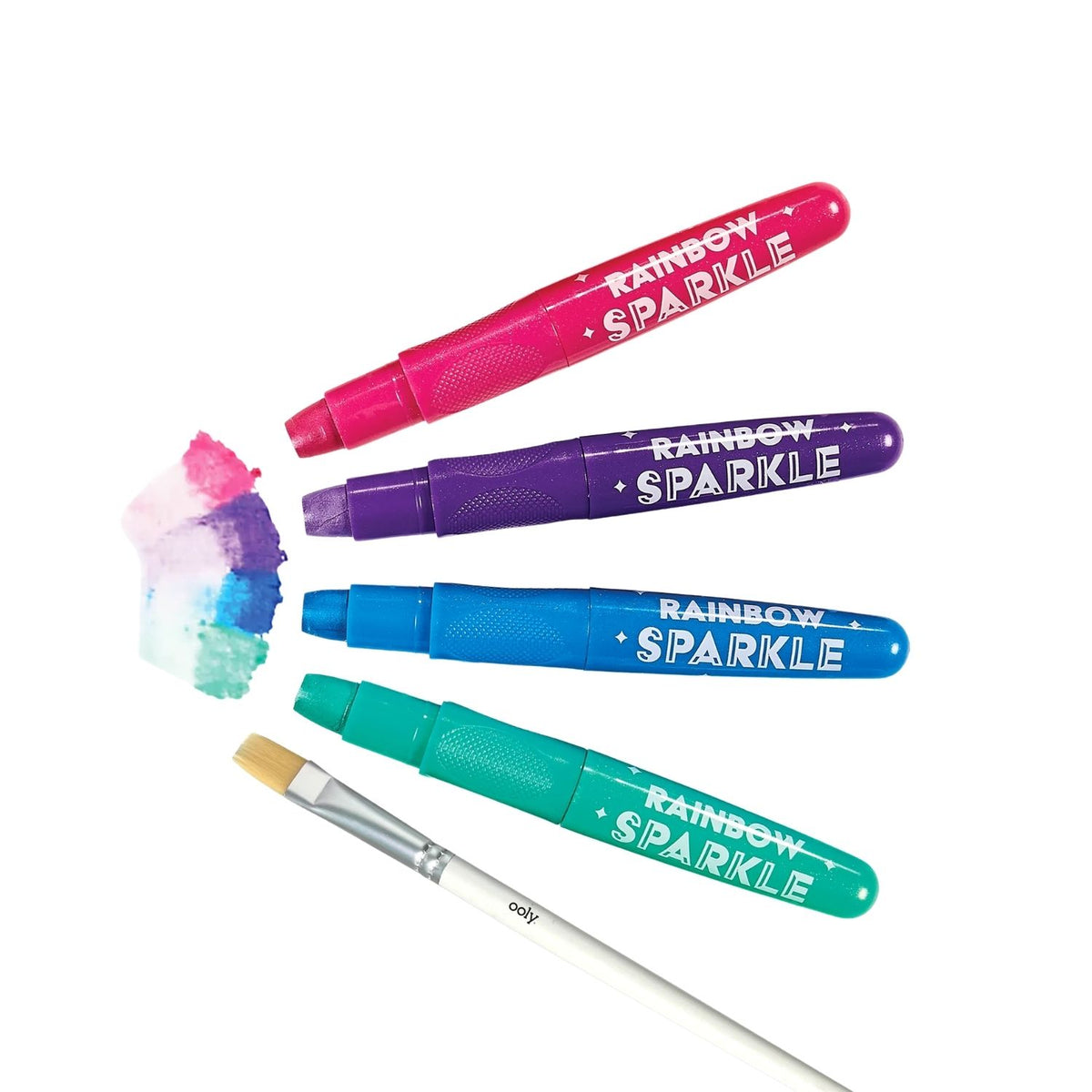 Ooly - Rainbow Sparkle Watercolour Gel Crayons - Set of 12
