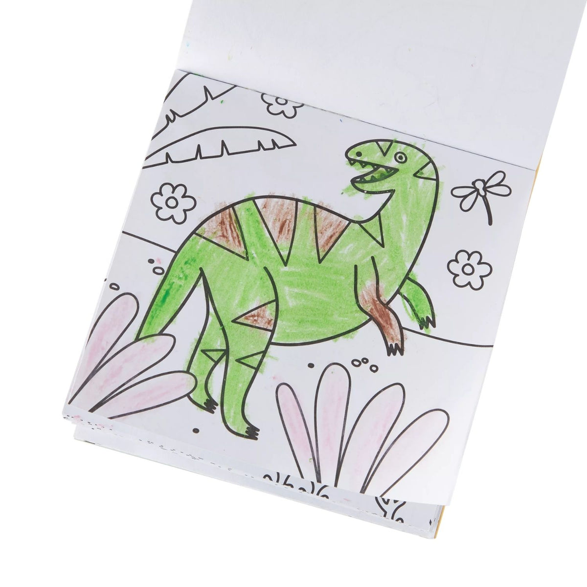 Ooly - Carry Along Colouring Book & Crayon Set - Dinoland