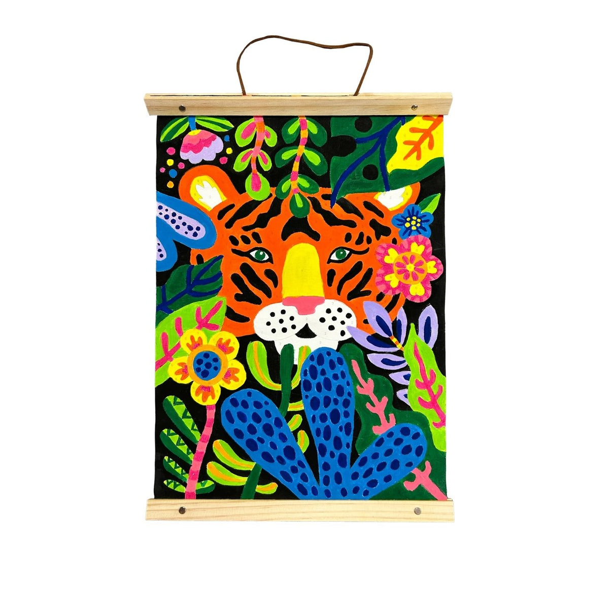 Ooly - Paintology Paint-By-Number Canvas Kit - Tiger Eyes