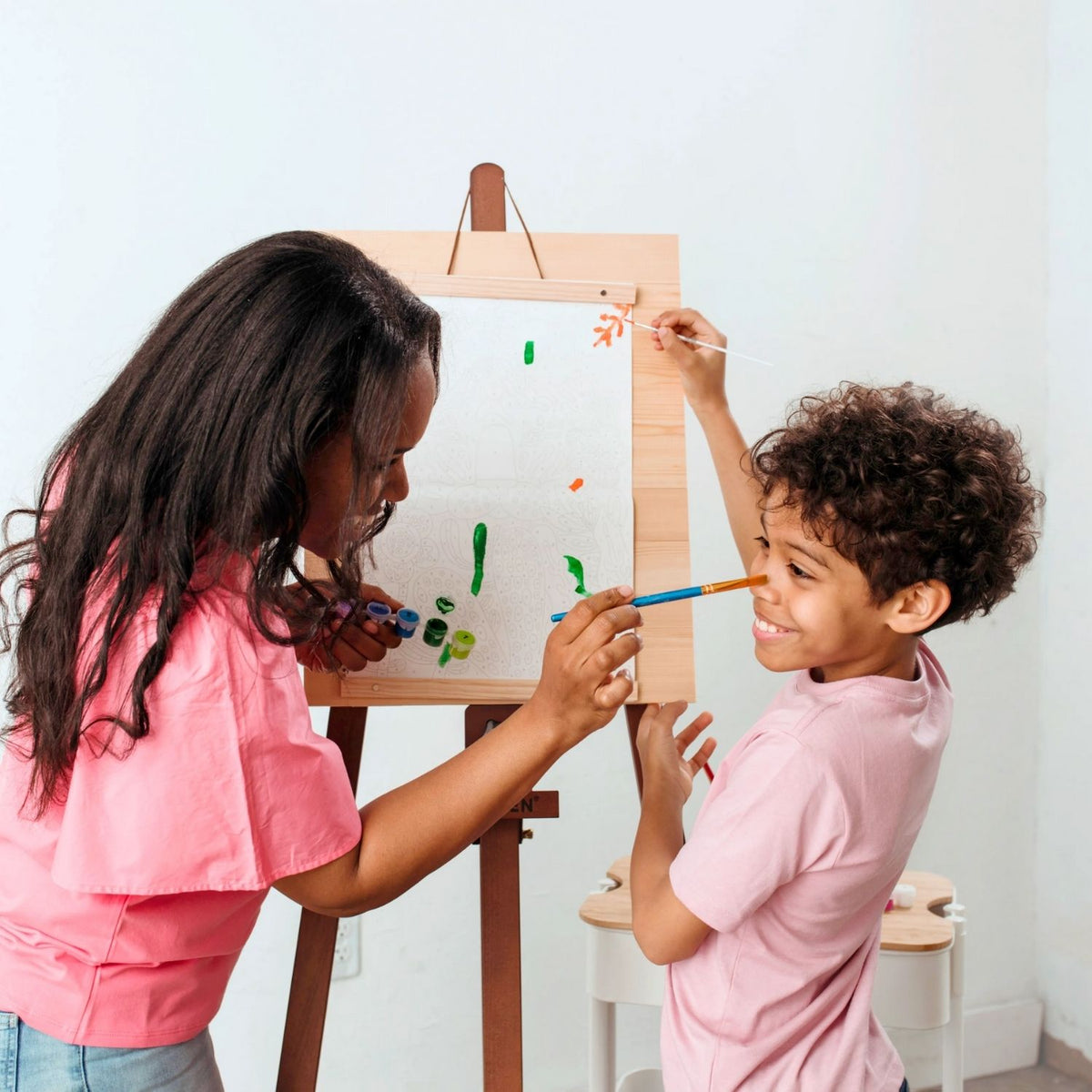 Ooly - Paintology Paint-By-Number Canvas Kit - Blue Birds