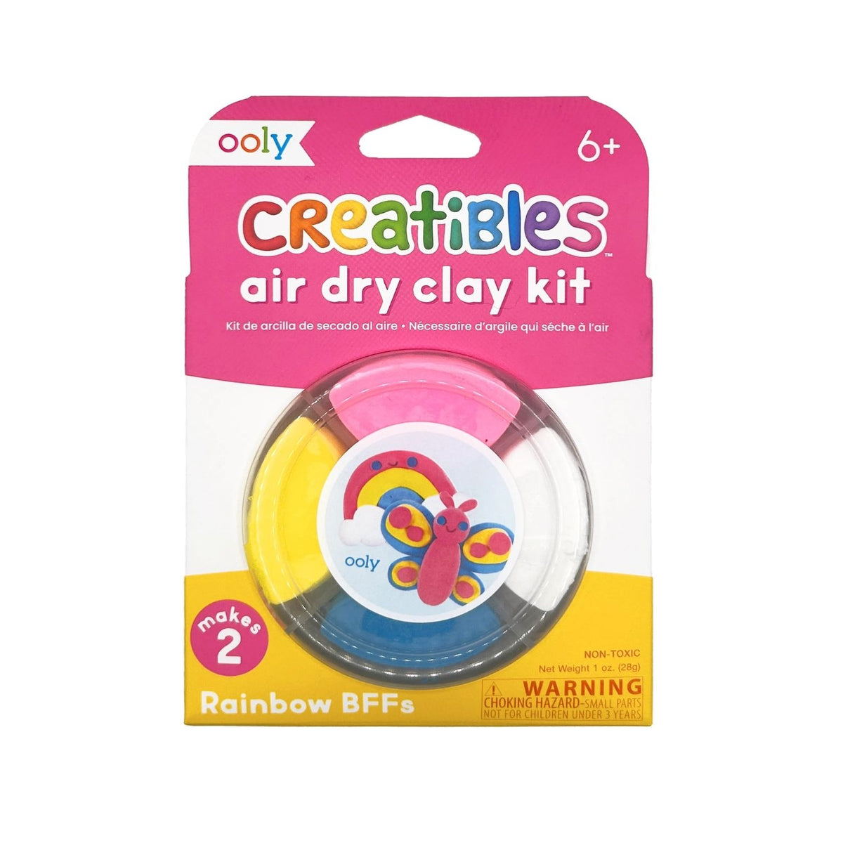 Ooly - Creatibles Mini Air Dry Clay - Rainbow BFFs