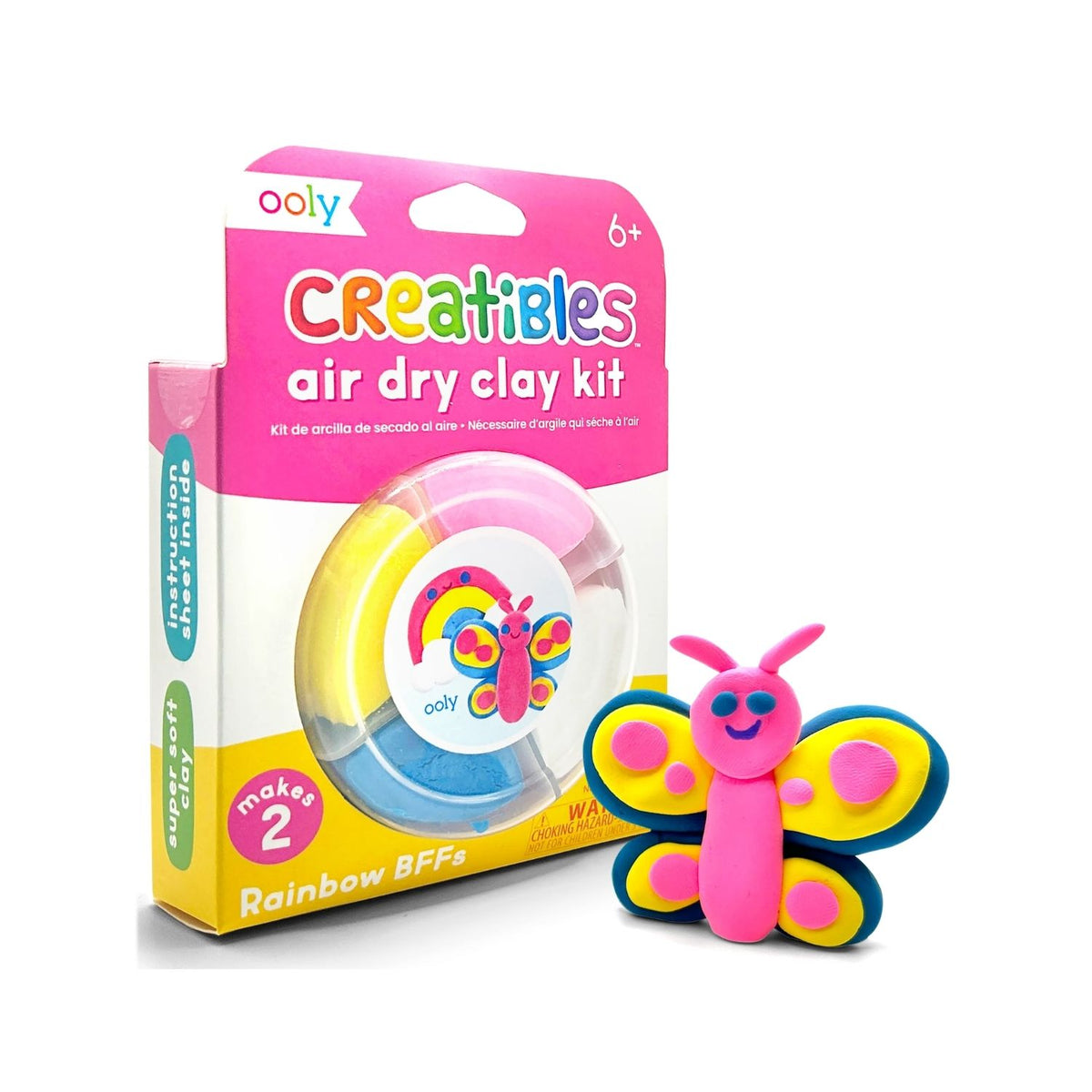 Ooly - Creatibles Mini Air Dry Clay - Rainbow BFFs