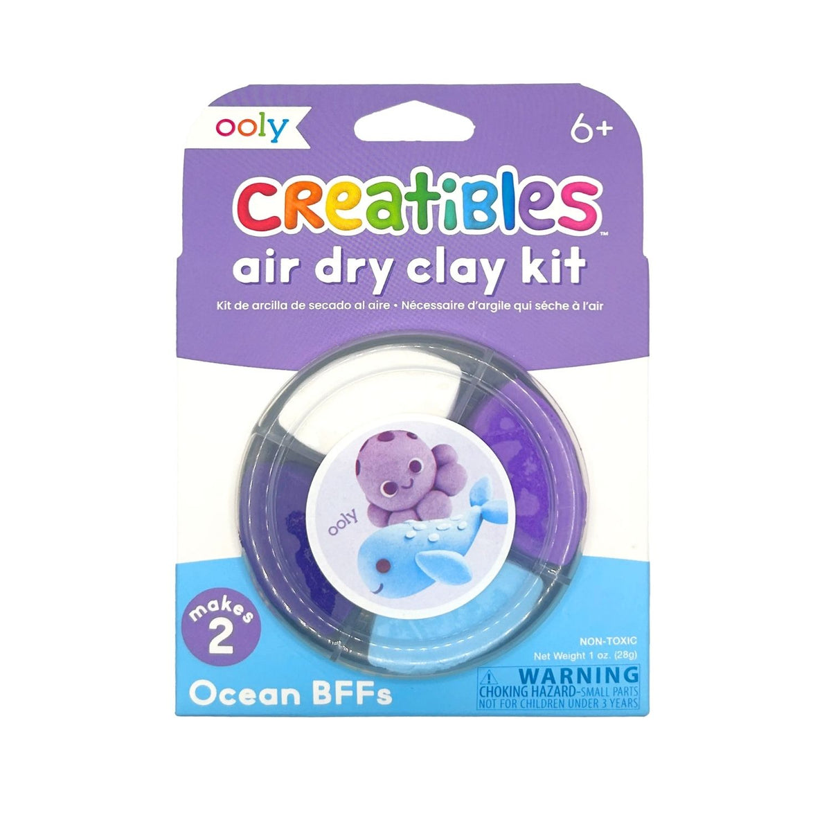 Ooly - Creatibles Mini Air Dry Clay - Ocean BFFs