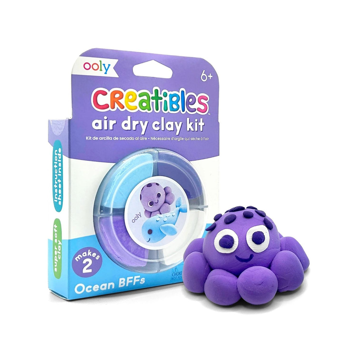Ooly - Creatibles Mini Air Dry Clay - Ocean BFFs