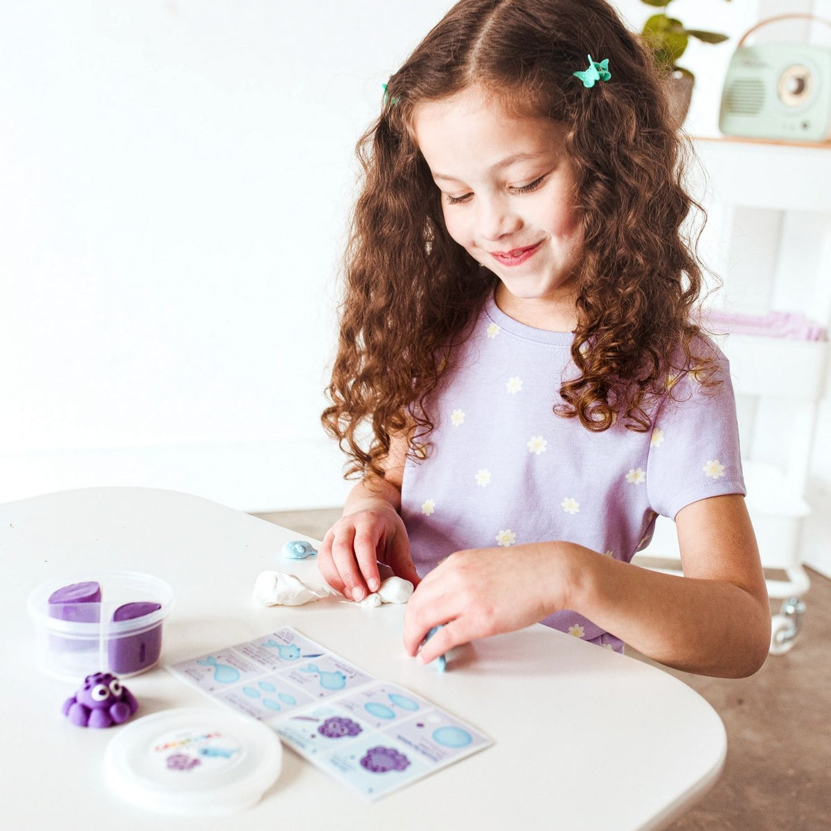 Ooly - Creatibles Mini Air Dry Clay - Ocean BFFs