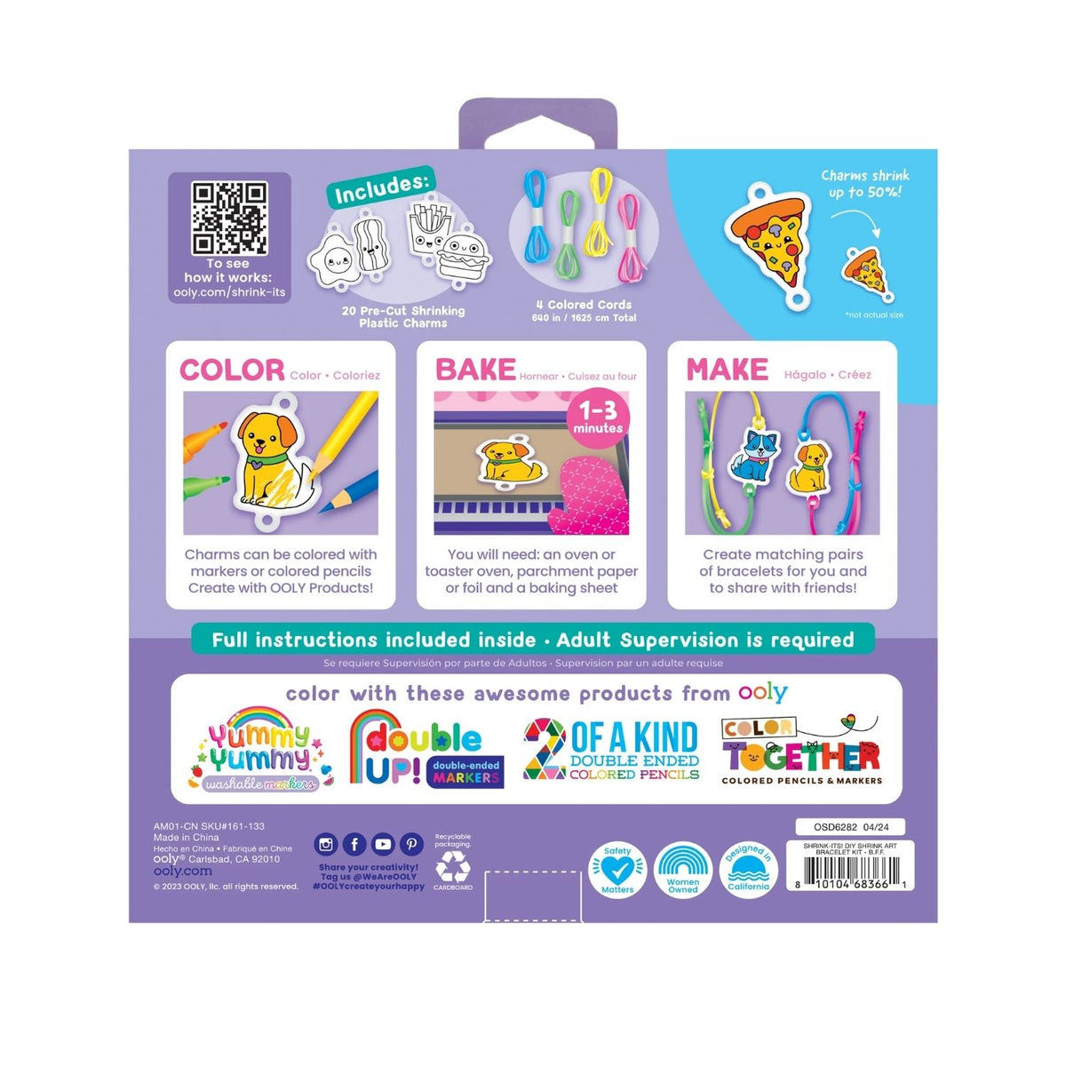 Ooly - Shrink-Its! DIY Shrink Art Kit - BFF