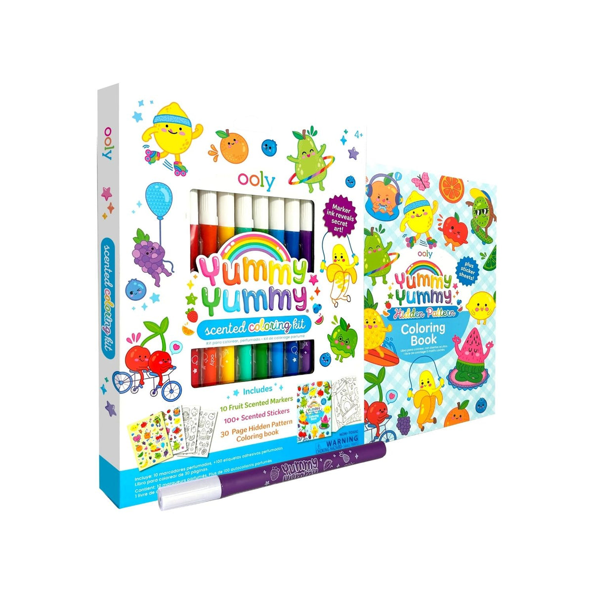 Ooly Yummy Yummy scented coloring kit with markers and coloring book 