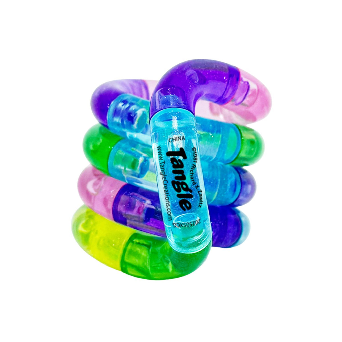 The Rainbow variant and its mix of multi-colored glitter sections 