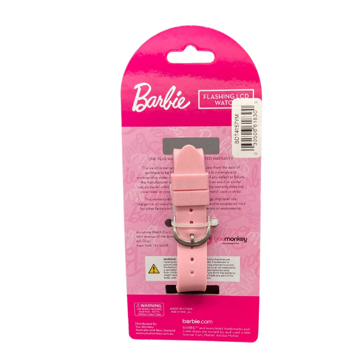Barbie Kids Light Up Watch