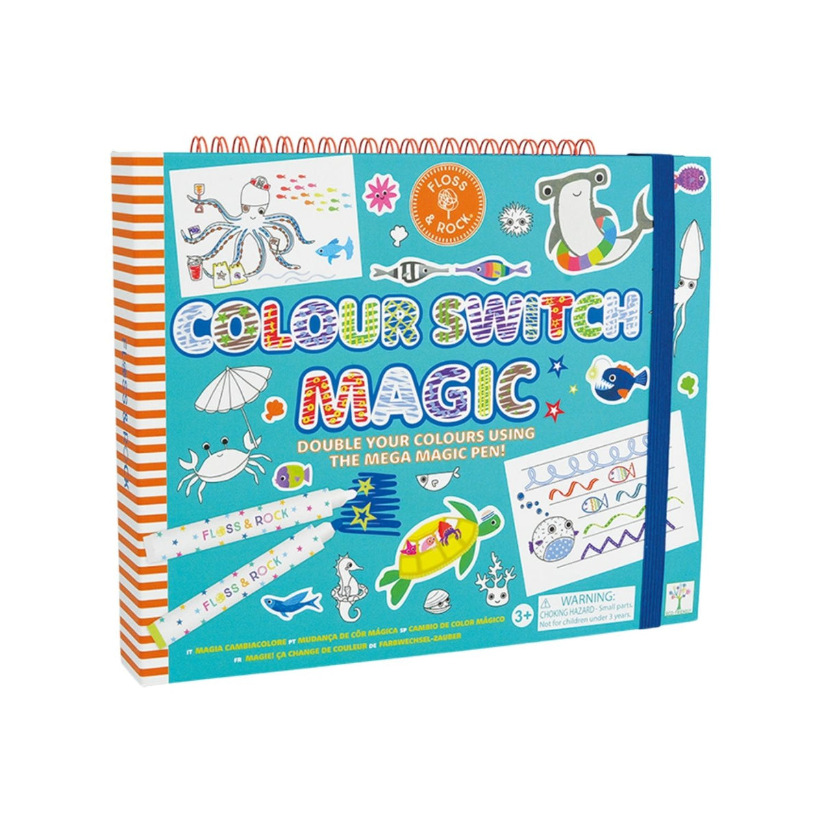 Color Switch Magic book packaging with colorful design and text on a white background