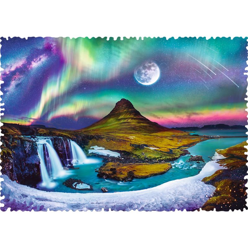 Trefl &quot;600 Crazy Shapes&quot; - Aurora over Iceland
