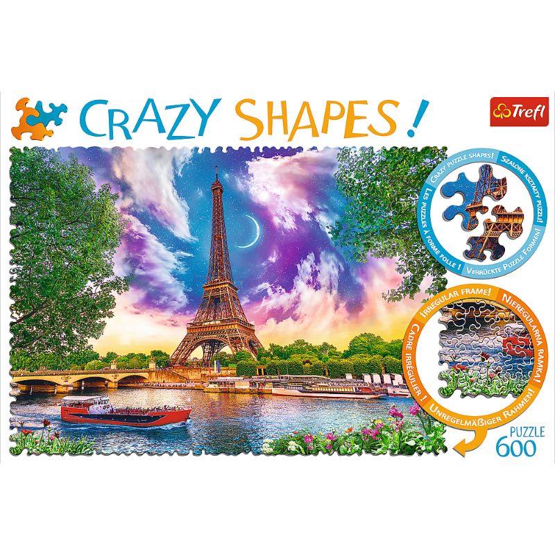 Trefl  &quot;600 Crazy Shapes&quot; - Sky over Paris