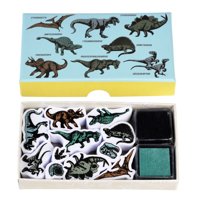 Prehistoric Land Set Of Mini Stamps