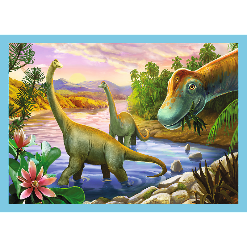 Trefl &quot;4in1&quot; - Unique Dinosaurs
