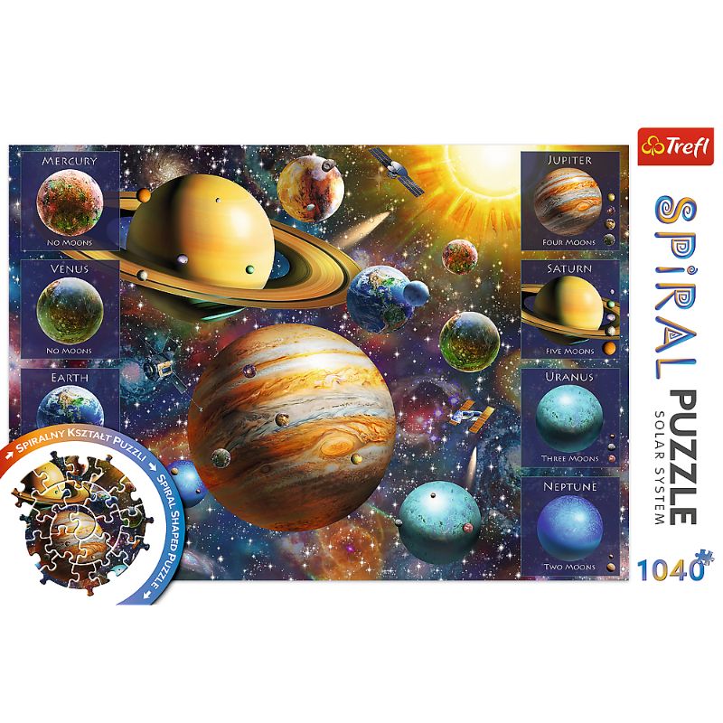 Trefl &quot;1040&quot; - Spiral Puzzle - Solar system