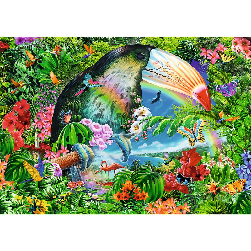 Trefl &quot;1040&quot; - Spiral Puzzle - Tropical animals