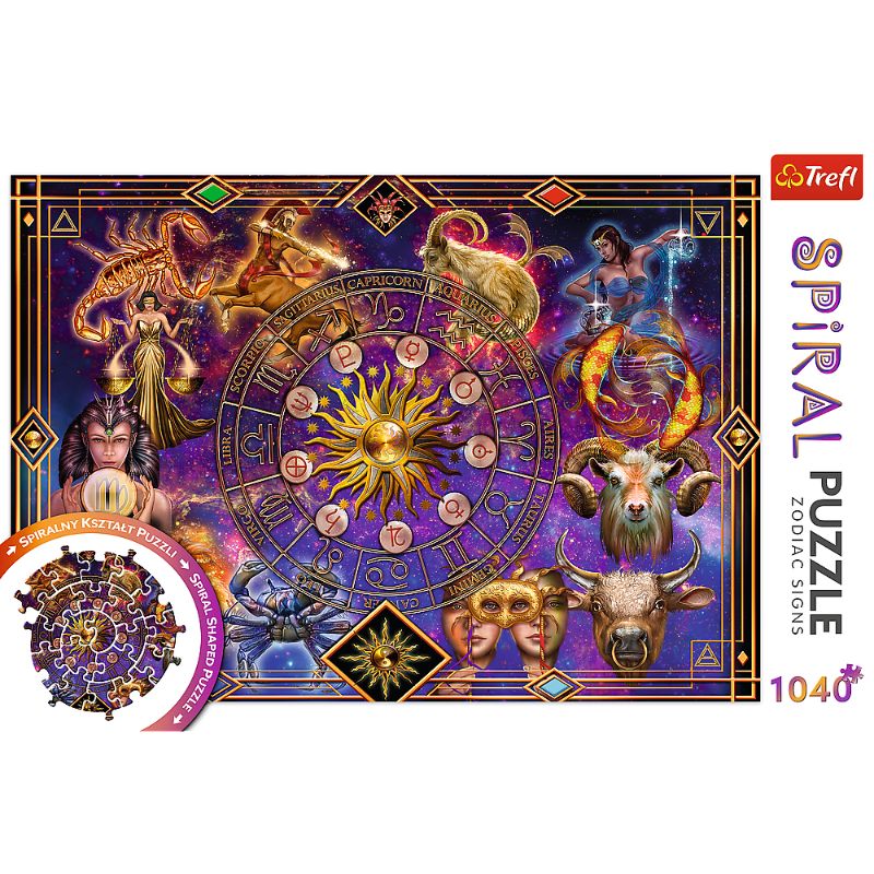 Trefl &quot;1040&quot; - Spiral Puzzle -  Zodiac Signs