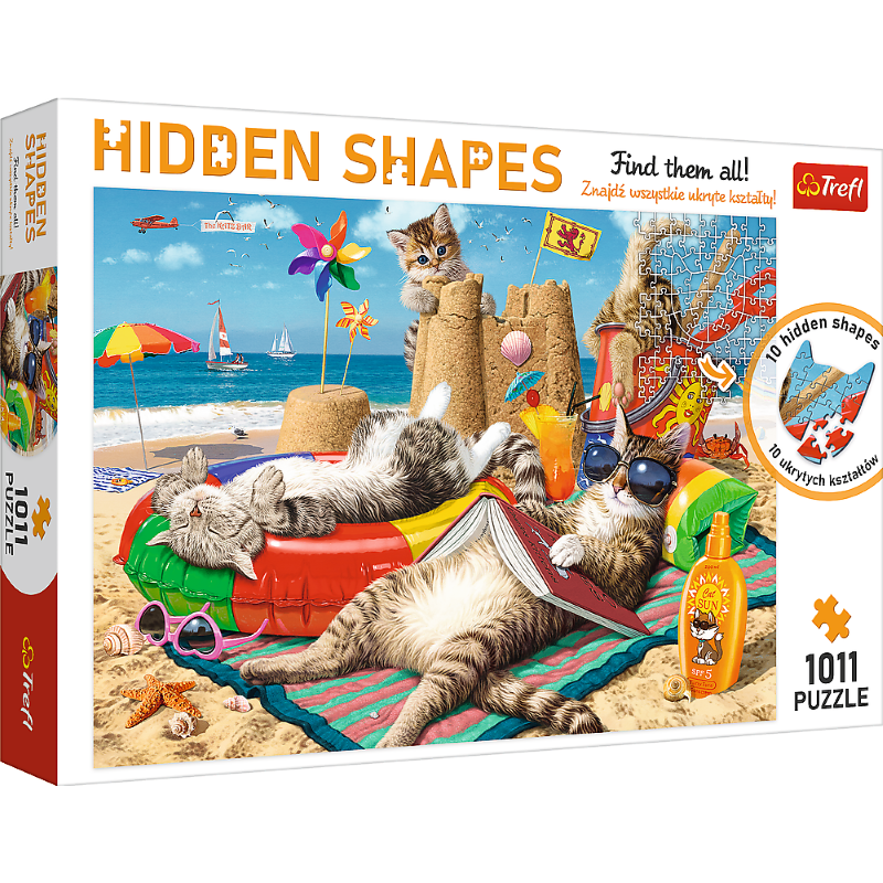 Trefl &quot;Hidden Shapes&quot; - Feline Holidays