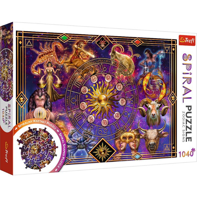 Trefl &quot;1040&quot; - Spiral Puzzle -  Zodiac Signs
